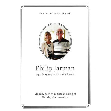 Notice Gallery for Philip JARMAN